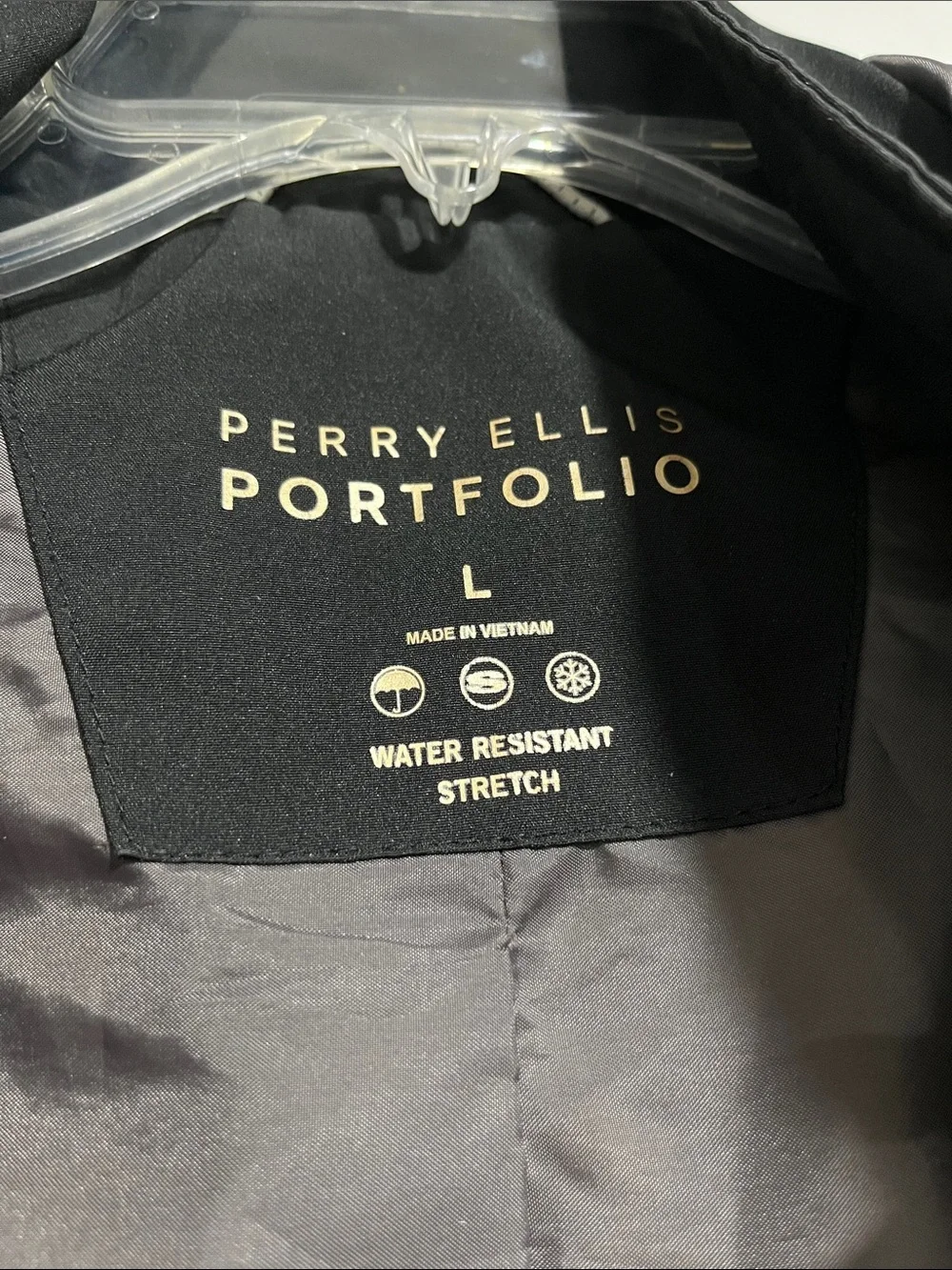 Perry Ellis Black Performance Softshell Jacket - Picture 2 of 9
